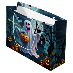 Enchanting Halloween design conveys. Large Gift Bag
