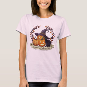 Enchanting Halloween Nights Witch Pumpkin T-Shirt