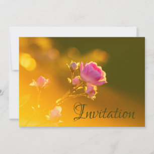 Enchanting Invitation Card with Orchid