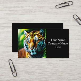Enchanting Jungle Tiger - Fierce And Free Business Card