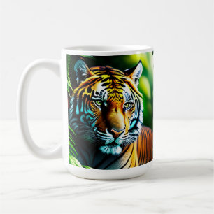 Enchanting Jungle Tiger - Fierce And Free Coffee Mug