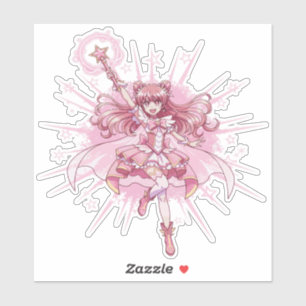 Enchanting Magical Girl Anime Transformation 