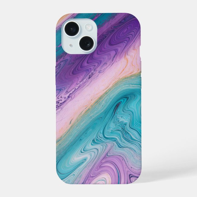 Enchanting Marbled Phone Case (Back)