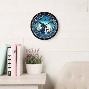 Enchanting Mermaid Ocean Scene Clock