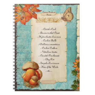 Enchanting Mushroom Delight  Notebook