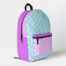 Enchanting Pastel Colors And Big White Polka Dots
