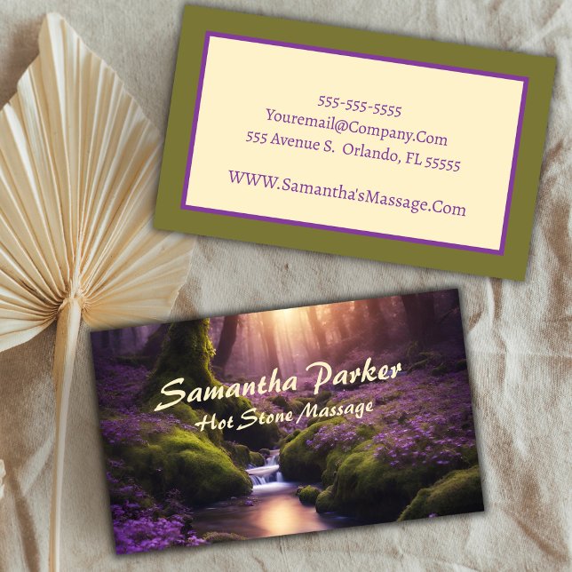 Enchanting Purple Business Card (Creator Uploaded)