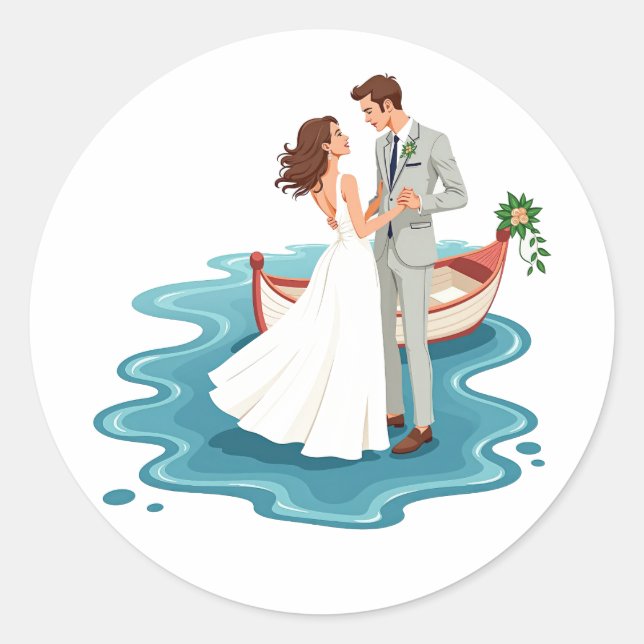 Enchanting Sea Love Sticker (Front)