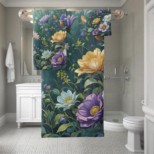 Enchanting Secret Garden to Dream About Bath Towel Set