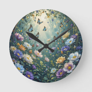 Enchanting Secret Garden to Dream About Round Clock