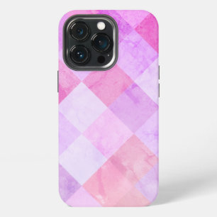 Enchanting Shades Of Rose, Lavender, Lilac Plaids iPhone 13 Pro Case
