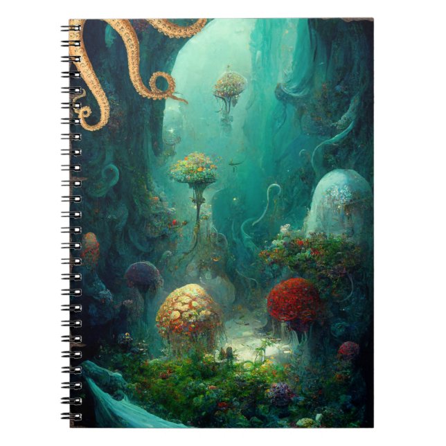 Enchanting Underwater Mysteries Notebook (Front)