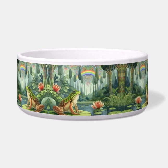 Enchanting William Morris Frog in a Forest  (Front)