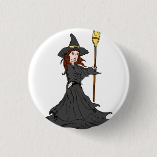Enchanting Witch 3 Cm Round Badge