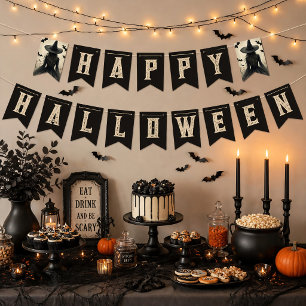 Enchanting Witch Happy Halloween Bunting