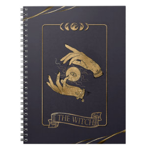Enchanting Witch Tarot Card Notebook