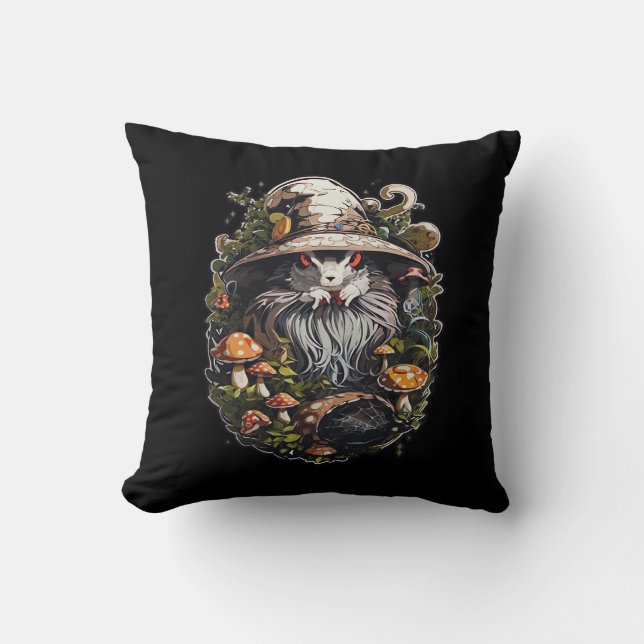 Enchanting Witch Whimsigoth & Mystical Art For Lap Cushion (Front)