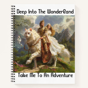 Enchanting Wonderland Journey Customised Notebook