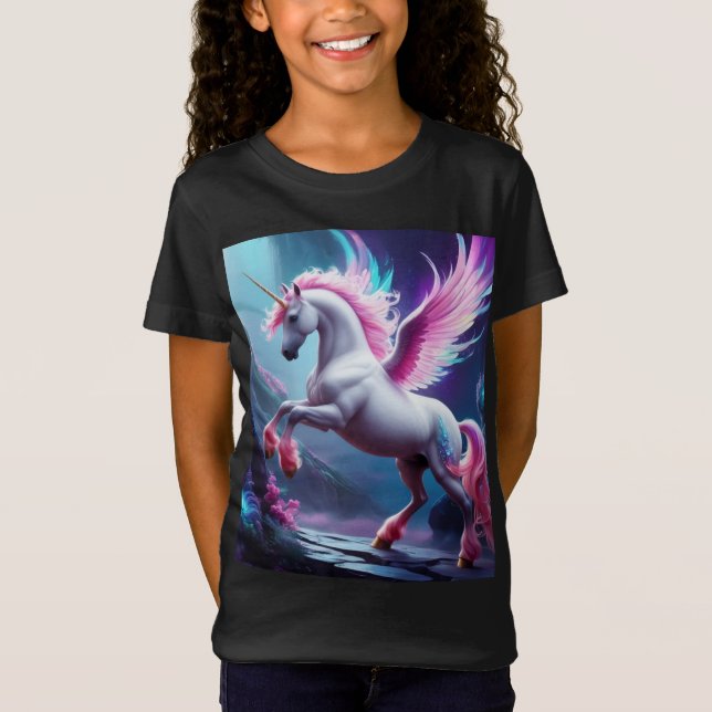 Enchanting World of Fantasy Creatures: Unicorns  T-Shirt (Front)