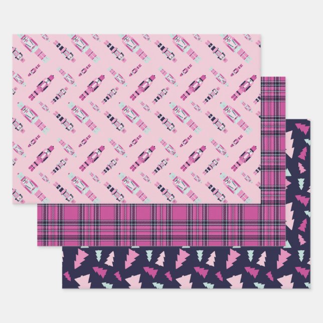 Enchanting Wrapping Paper Set of 3 Sheets (Set)