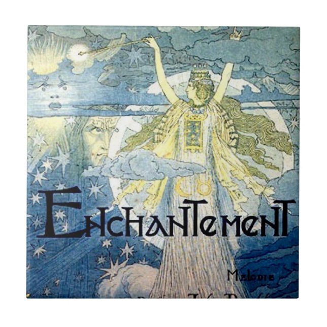 Enchantment art nouveau magic tile (Front)