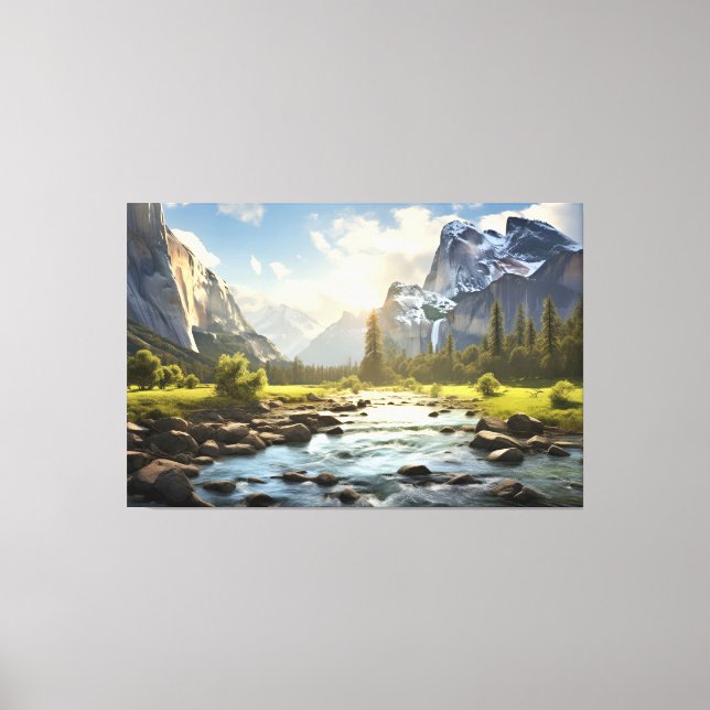 Enchantment in the Landscape Canvas Print (Front)
