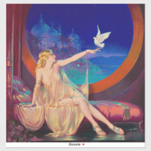 Enchantment of Arabian Concubine Pinup Girl