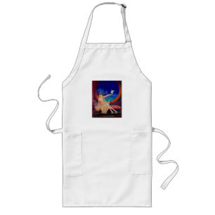 Enchantment of Arabian Concubine Pinup Girl Long Apron