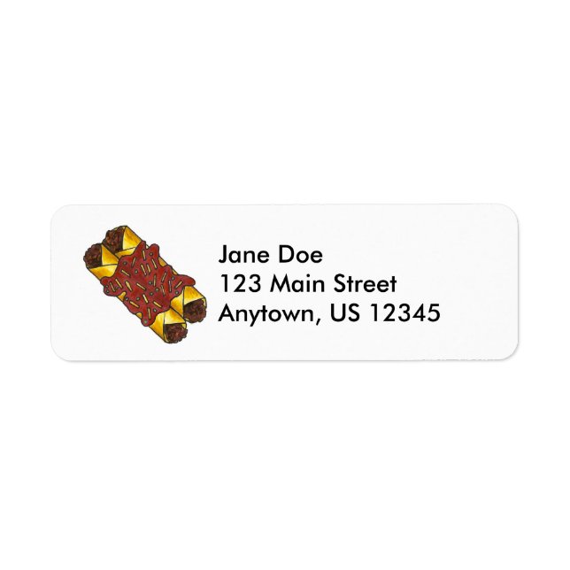 Enchilada Return Address Labels (Front)