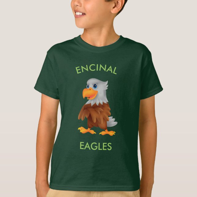 Encinal Eddie T-shirt ( Select colour & style) (Front)