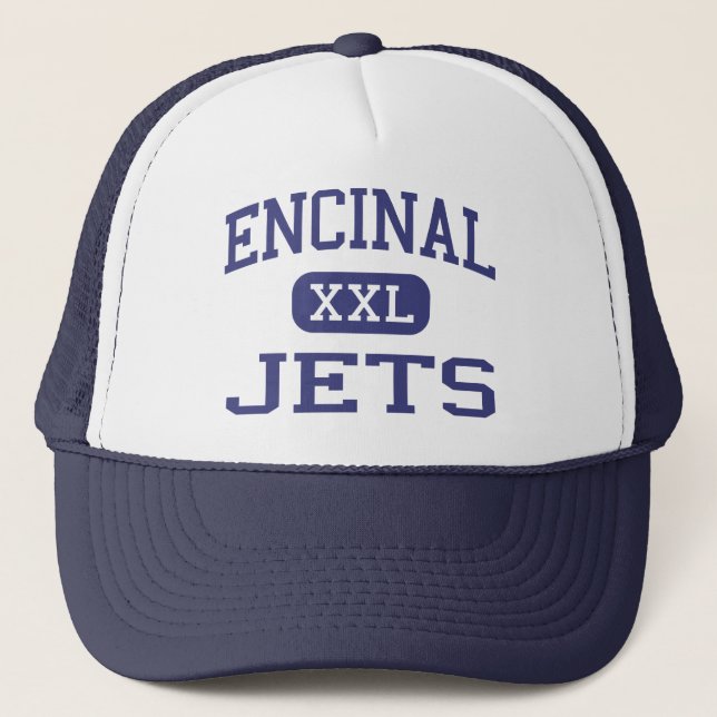 Encinal - Jets - High School - Alameda California Trucker Hat (Front)