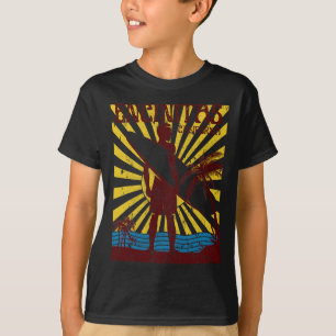 Encinitas Beach California Surfing Surf Ocean Usa  T-Shirt