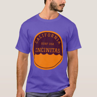 Encinitas California Vintage Retro Surf USA Travel T-Shirt