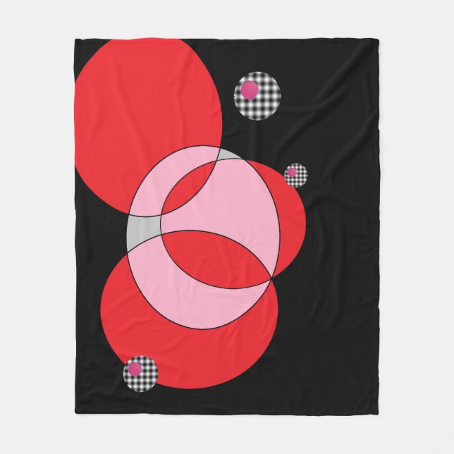Encircled Alpha Fleece Blanket (Front)