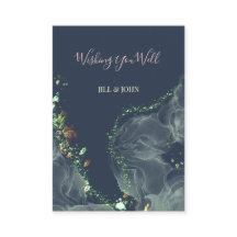 Encloser card Wedding Emerald Green  