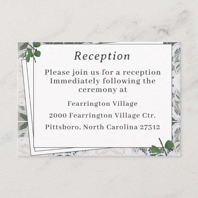 Enclosure Card (Front)