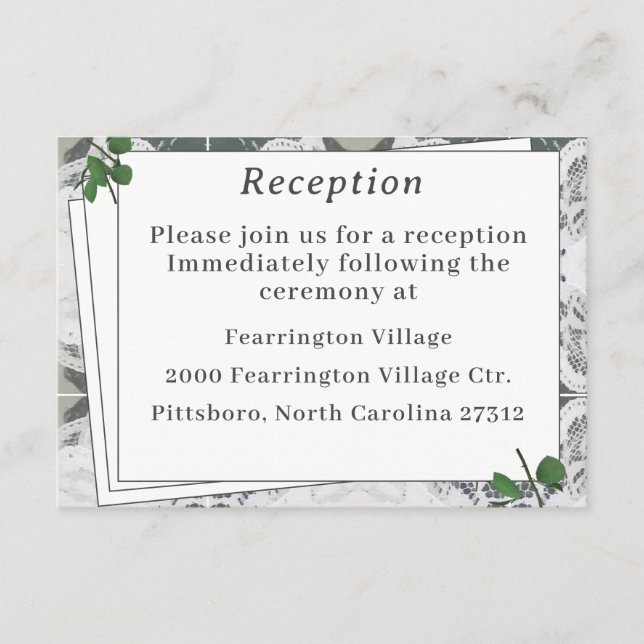 Enclosure Card (Front)