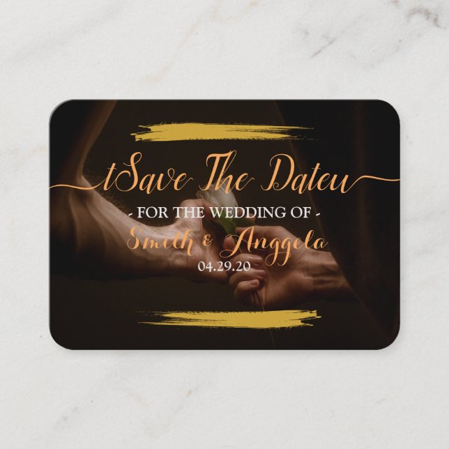Enclosure Card and mew postcard wedding invitation (Front)
