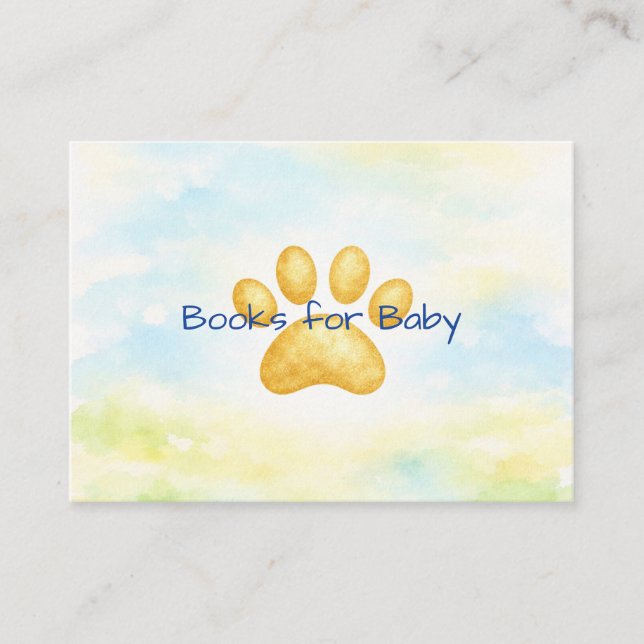 Enclosure Card Books for Baby (Front)