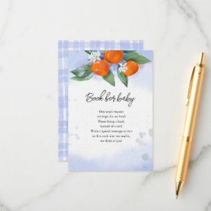 Enclosure Card BOOKS FOR BABY baby shower