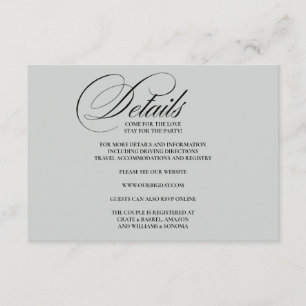 Enclosure Card Details