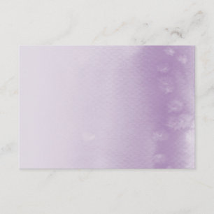 ENCLOSURE CARD :: ombre watercolor purple