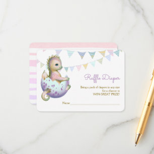 Enclosure Card  with a cute dragon.