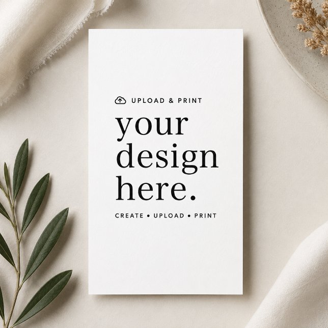 Enclosure Card Your Design Upload (Versatile vertical enclosure cards for business, weddings, special occasion events & more!)