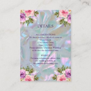 Enclosure Cards Faux Mother of Pearl