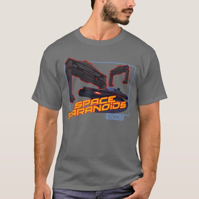 ENCOM Space Paranoids Game gift T-Shirt (Front)