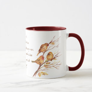 Encoucouraging Scripture Matthew 6:26, Birds Mug