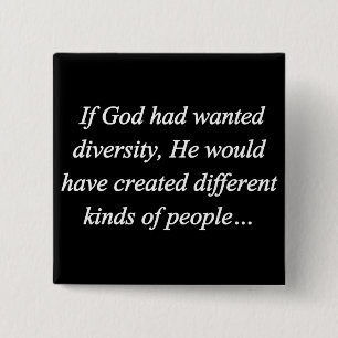 Encourage Diversity Reverse (sq) 15 Cm Square Badge