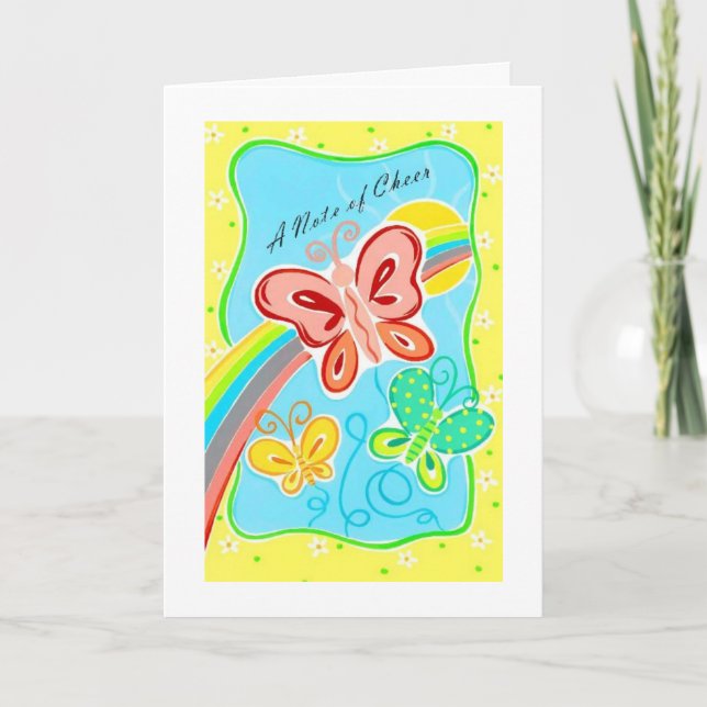Encouragement-A note of cheer Card (Front)