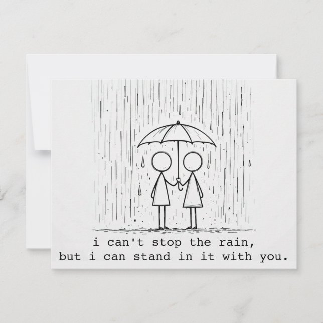 encouragement card | card for friend going through (Front)